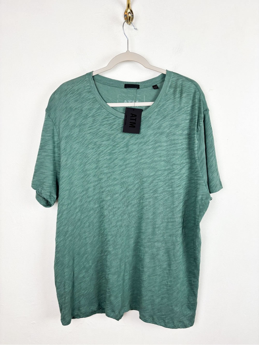 NWT ATM Men’s Green Cotton T-Shirt Sz XL